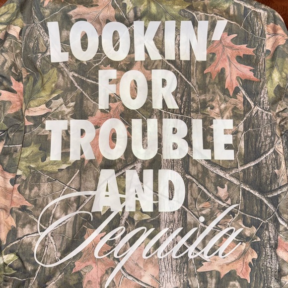 NWT old west supply Camouflage Leaf Pattern Jacket - Picture 4 of 4